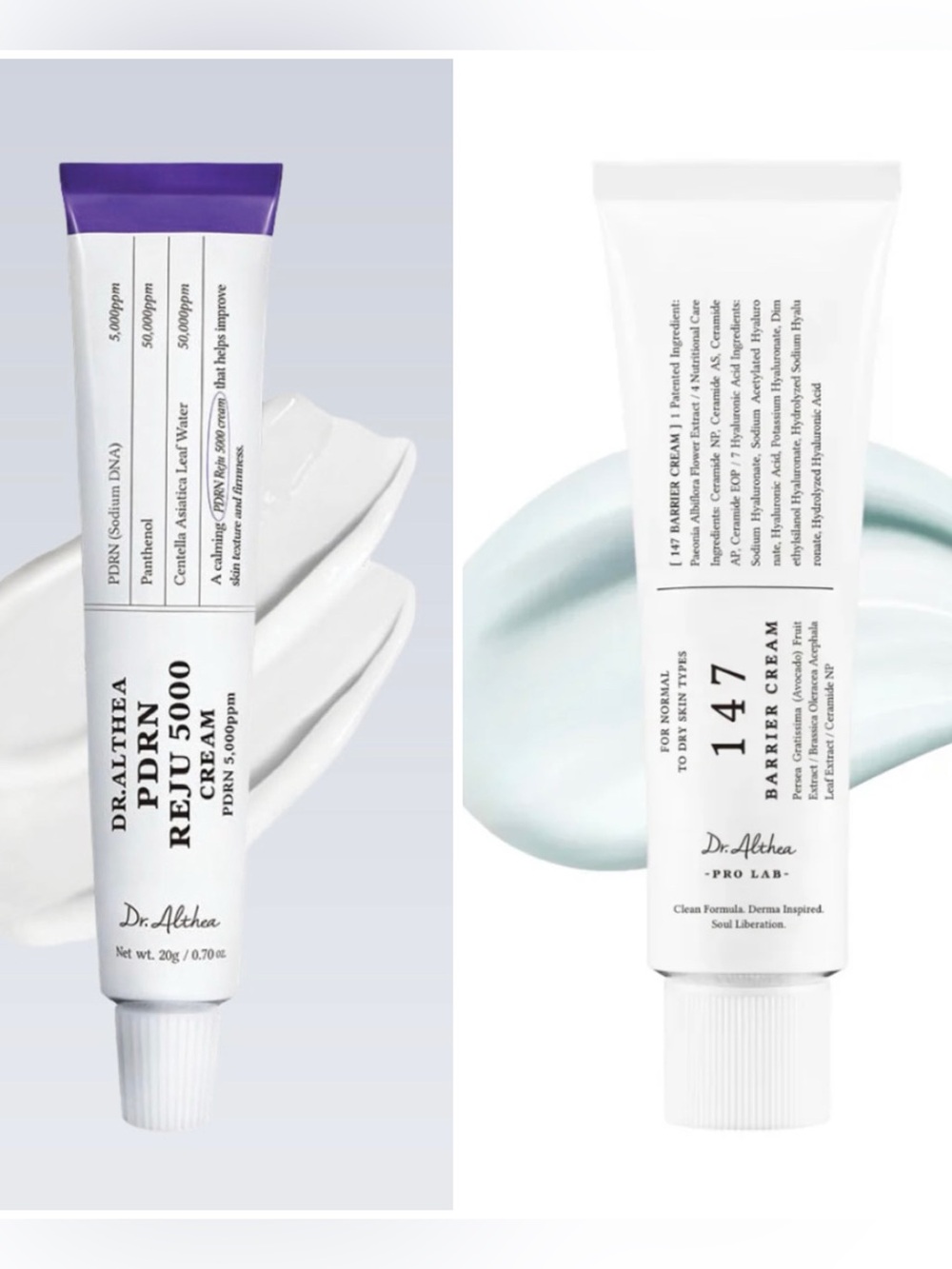Dr. Althea “Repair & Firming” Bundle 147 Barrier Cream + PDRN Reju 5000 Duo